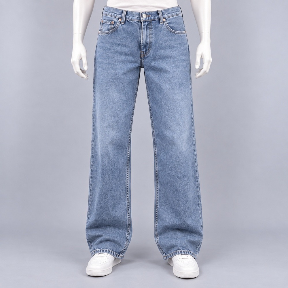 Armani Exchange Jeans Mens 37x31 Blue Straight Leg Relaxed Fit Denim Vintage